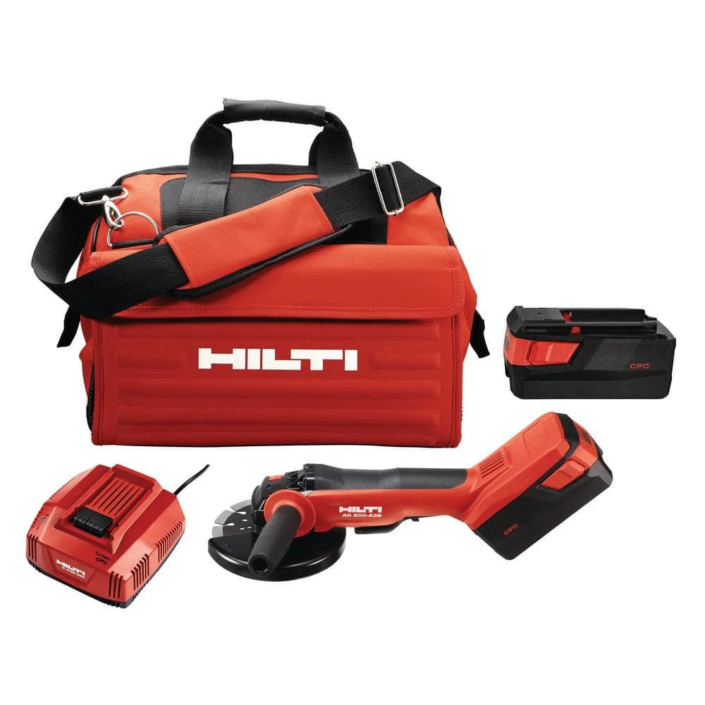 Hilti 36-Volt Lithium-Ion Brushless Cordless 6 in. AG 600 Angle Grinder Tool Kit with Kwik Lock 3 Hilti 36-Volt Lithium-Ion Brushless Cordless 6 in. AG 600 Angle Grinder Tool Kit with Kwik Lock