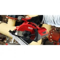 Hilti SCM 22-Volt 6-1/2 in. Lithium-Ion Cordless Compact Metal Circular Saw with Battery Pack and Bag -Hilti Sales Store hilti circular saws 3490197 31 1000