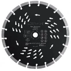 Hilti 12 in. 23 Amp Hand Held Corded DCH 300-X Diamond Cutting Saw with 2 SPS Universal Blades and Twist Lock -Hilti Sales Store hilti concrete saws 3625344 1f 1000