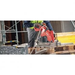 Hilti 12 in. 23 Amp Hand Held Corded DCH 300-X Diamond Cutting Saw with 2 SPS Universal Blades and Twist Lock -Hilti Sales Store hilti concrete saws 3625344 66 1000