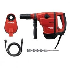 Hilti 120-Volt 13 Amp TE 60 Corded AVR/ATC Rotary Hammer w/Active Torque Control TE-YX 7/8 in. x 13 in. Drill Bit and Cord
