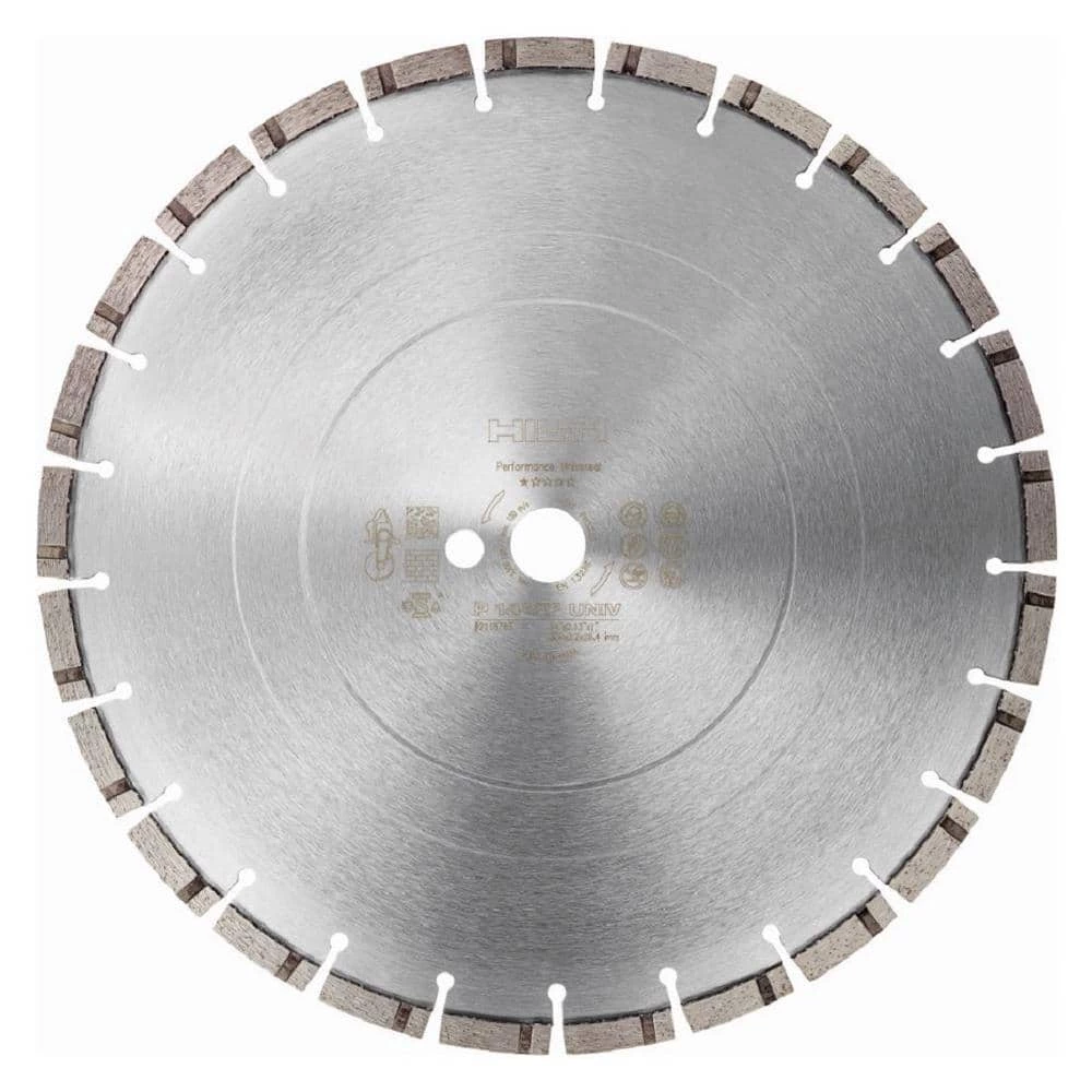 Hilti 14 in. Segmented Cutting Diamond Blade P-S 14 in. x 1 in. 3 Hilti 14 in. Segmented Cutting Diamond Blade P-S 14 in. x 1 in.