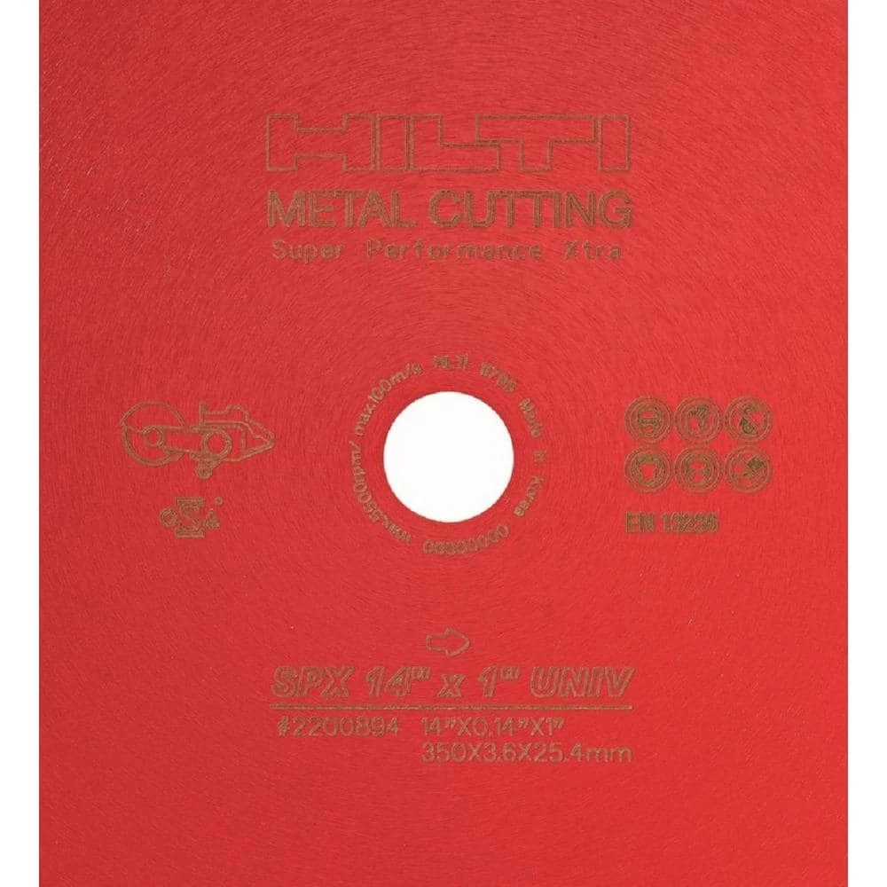 Hilti 14 in. x 1 in. SPX Diamond Metal Cutting Blade 6 Hilti 14 in. x 1 in. SPX Diamond Metal Cutting Blade - Image 4