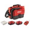 Hilti 22-Volt VC 75-1-A22 3.5 Gal. 75 CFM 4.0 Li-ion Cordless Vacuum with HEPA and Dry Filters (Battery and Charger Included) 2 Hilti 22-Volt VC 75-1-A22 3.5 Gal. 75 CFM 4.0 Li-ion Cordless Vacuum with HEPA and Dry Filters (Battery and Charger Included) -Hilti Sales Store hilti dust collectors 3590199 64 1000