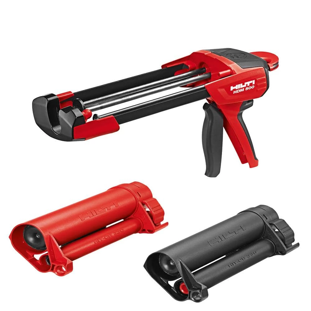 Hilti HDM 500 Manual Anchor Adhesive Dispenser with HIT-CR 500 and HIT-CB 2 Hilti HDM 500 Manual Anchor Adhesive Dispenser with HIT-CR 500 and HIT-CB
