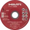 Hilti 4.5 in. x 0.045 in. x 7/8 in. AC-D SPX Type 1 Flat Ultimate Zirconium Cutting Disc (25-Pack) -Hilti Sales Store hilti grinding wheels cut off wheels 2235154 64 1000