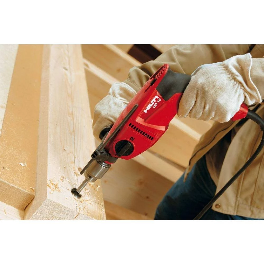 Hilti 120-Volt 1/2 in. Universal Wood Drill UD 16 Keyed 10 Hilti 120-Volt 1/2 in. Universal Wood Drill UD 16 Keyed - Image 8