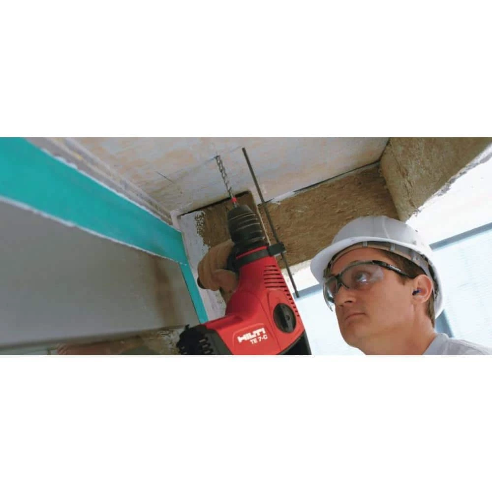 Hilti 120-Volt SDS-Plus TE 7-C Corded Rotary Hammer Drill Kit with 2 TE-CX Hammer Drill Bits 14 Hilti 120-Volt SDS-Plus TE 7-C Corded Rotary Hammer Drill Kit with 2 TE-CX Hammer Drill Bits - Image 12