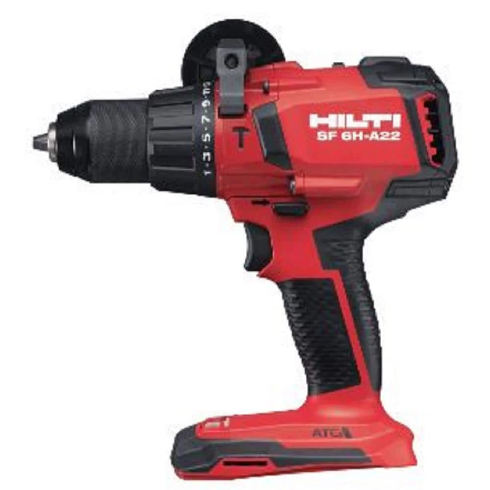 Hilti 22-Volt Lithium-Ion 1/2 in. Cordless Brushless Hammer Drill Driver SF 6H Kit with 2 Batteries, Charger and Bag 6 Hilti 22-Volt Lithium-Ion 1/2 in. Cordless Brushless Hammer Drill Driver SF 6H Kit with 2 Batteries, Charger and Bag - Image 4