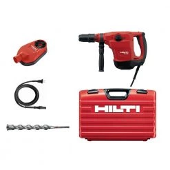 Hilti 120-Volt 13 Amp Corded 1-9/16 in. SDS-Max TE 60-AVR Rotary Hammer, Dust Removal System Kit, Cord and TE-YX Drill Bit