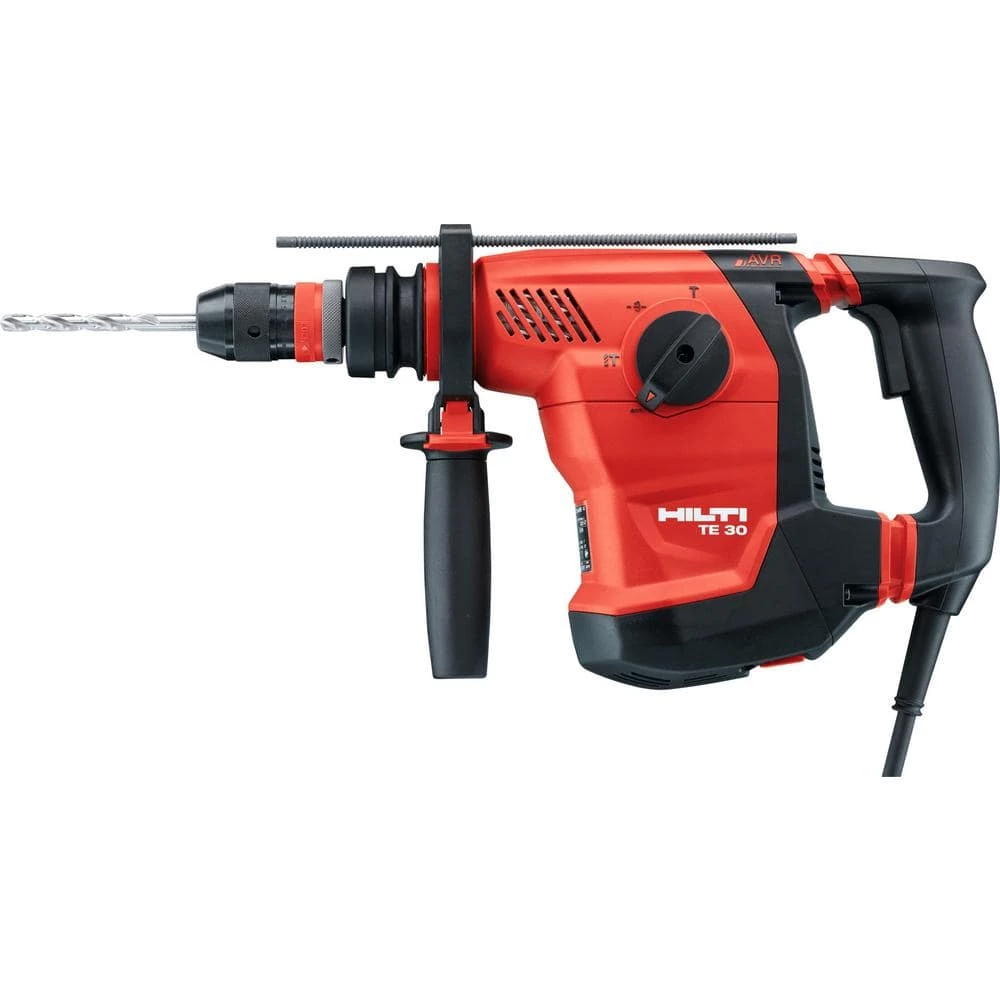 Hilti 120-Volt 8.6 Amp Corded 1-1/8 in. SDS Plus TE 30 AVR Rotary Hammer Drill with TE-CX Drill Bit and DRS-D Kit 6 Hilti 120-Volt 8.6 Amp Corded 1-1/8 in. SDS Plus TE 30 AVR Rotary Hammer Drill with TE-CX Drill Bit and DRS-D Kit - Image 4