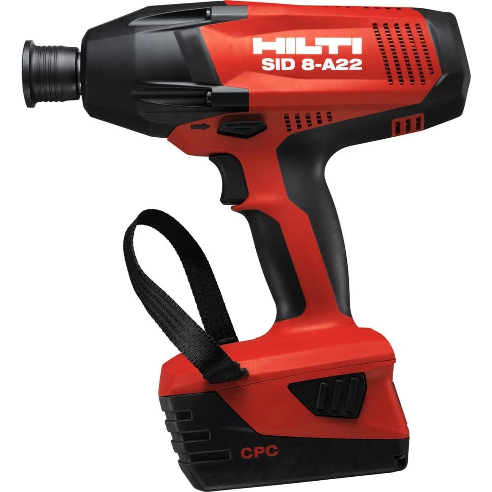 Hilti 22-Volt SID 8 Lithium-Ion Cordless 7/16 in. Hex Impact Driver Kit with Two 4.0 Ah Batteries, Charger and Strap 8 Hilti 22-Volt SID 8 Lithium-Ion Cordless 7/16 in. Hex Impact Driver Kit with Two 4.0 Ah Batteries, Charger and Strap - Image 6