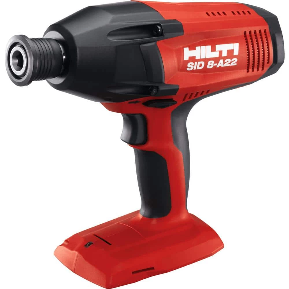 Hilti 22-Volt SID 8 Lithium-Ion Cordless 7/16 in. Hex Impact Driver Kit with Two 4.0 Ah Batteries, Charger and Strap 5 Hilti 22-Volt SID 8 Lithium-Ion Cordless 7/16 in. Hex Impact Driver Kit with Two 4.0 Ah Batteries, Charger and Strap - Image 3