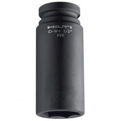 Hilti 1/2 in. - 1-1/4 in. S-NSD Deep Impact Socket -Hilti Sales Store hilti impact sockets 373554 c3 1000