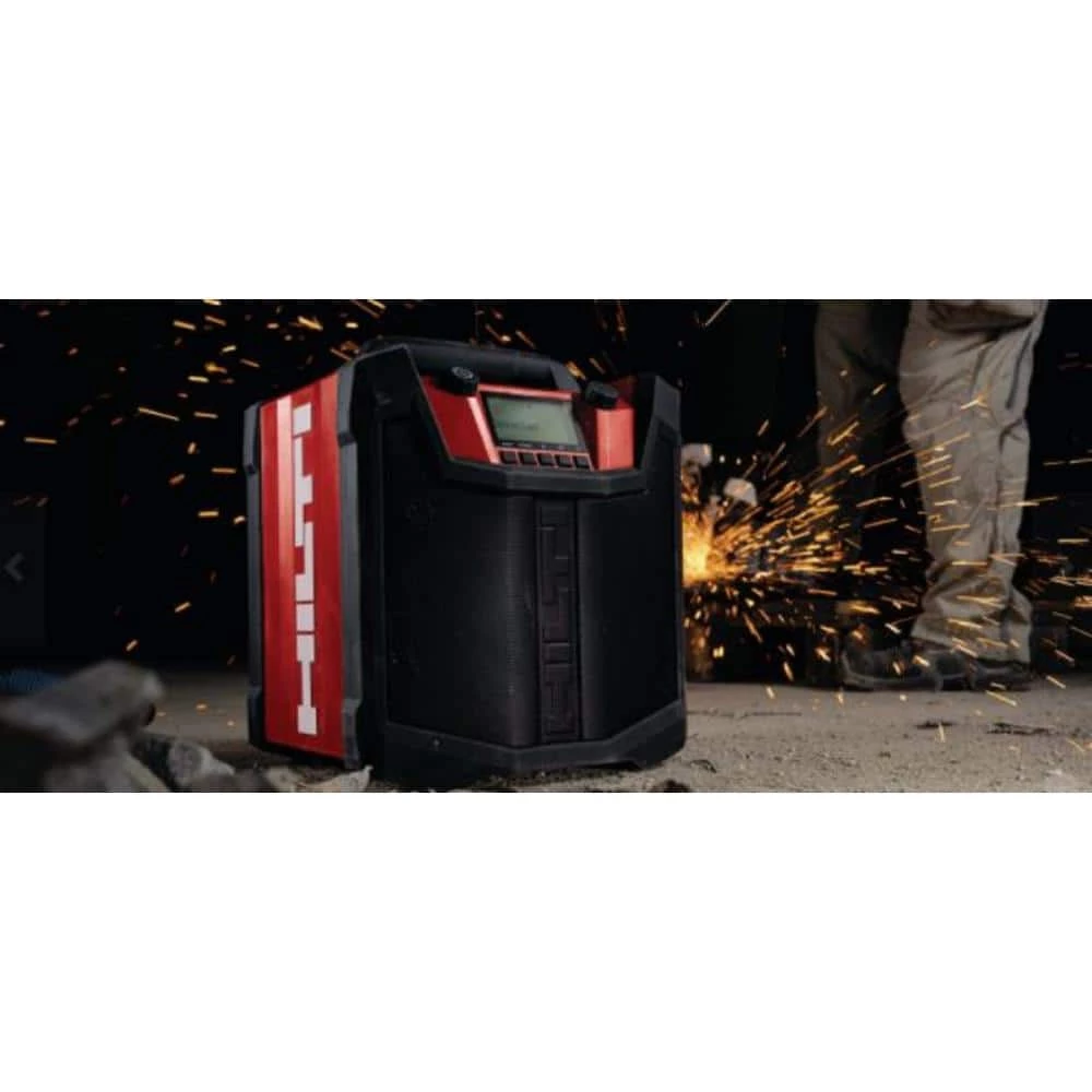 Hilti 22-Volt Nuron Lithium-Ion R 6 AM/FM Bluetooth Radio and Battery Charger (Tool-Only) 8 Hilti 22-Volt Nuron Lithium-Ion R 6 AM/FM Bluetooth Radio and Battery Charger (Tool-Only) - Image 6