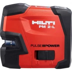 Hilti 33 ft. PM 2-L Red Line Laser with (2) AA Batteries -Hilti Sales Store hilti laser level 2047044 4f 1000