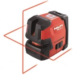 Hilti 33 ft. PM 2-L Red Line Laser with (2) AA Batteries -Hilti Sales Store hilti laser level 2047044 c3 1000