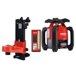 Hilti PR-30-HVSG A12, 33 ft. Self Rotating Green Laser Level with Battery Pack, Mount and Target Plate
