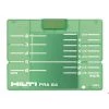 Hilti PRA 54 Imperial/Metric Target Plate, Green 1 Hilti PRA 54 Imperial/Metric Target Plate, Green -Hilti Sales Store hilti level accessories 226976 64 1000