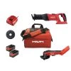 Hilti 36-Volt Lithium-Ion Cordless 6 in. Grinder/Reciprocating Saw Combo Kit (2-Tool) -Hilti Sales Store hilti power tool combo kits 3551258 64 1000