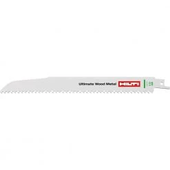 Hilti 9 in. 6 TPI Ultimate Wood Metal Reciprocating Saw Blade SRB WDX (20-Pack)