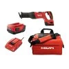 Hilti SR6 A 22-Volt Lithium-Ion Cordless Brushless Reciprocating Saw Kit -Hilti Sales Store hilti reciprocating saws 3497781 64 1000