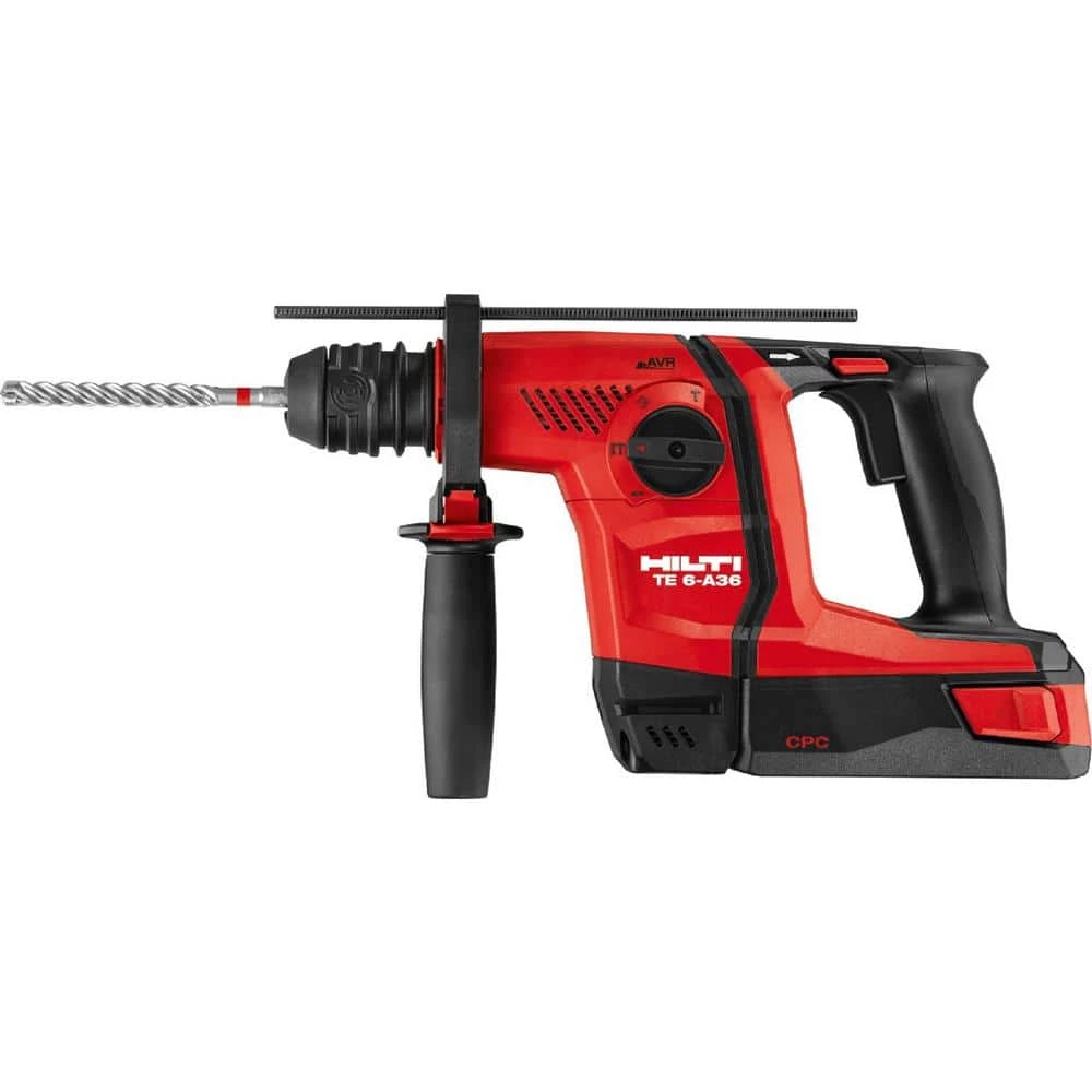 Hilti 36-Volt Lithium-Ion 1/2 in. SDS Plus Cordless Rotary Hammer TE 6-A36 Compact Kit 10 Hilti 36-Volt Lithium-Ion 1/2 in. SDS Plus Cordless Rotary Hammer TE 6-A36 Compact Kit - Image 8