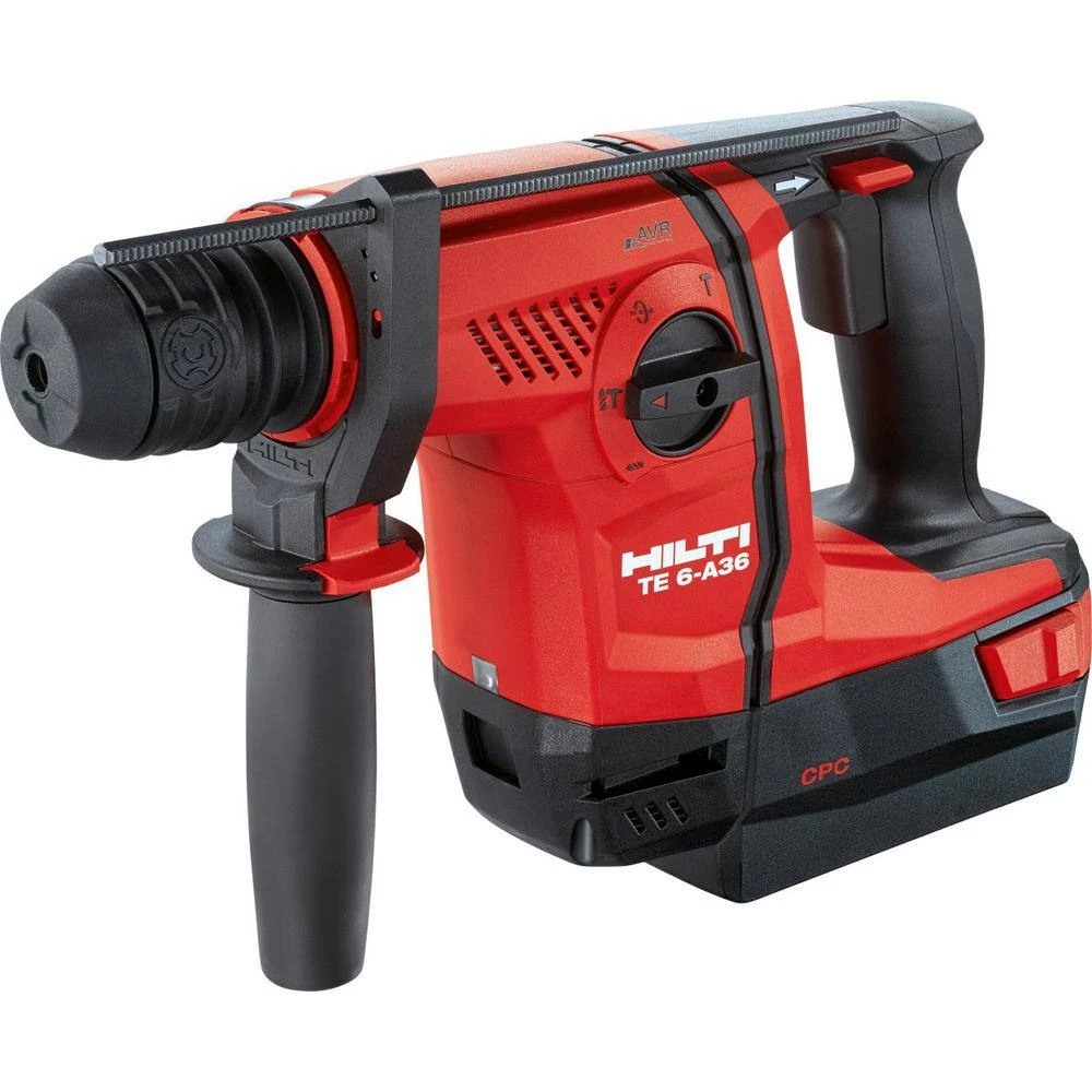 Hilti 36-Volt B36/5.2 Lithium-Ion 1/2 in. SDS Plus Cordless Rotary Hammer TE 6-A36 Industrial with DRS Kit 12 Hilti 36-Volt B36/5.2 Lithium-Ion 1/2 in. SDS Plus Cordless Rotary Hammer TE 6-A36 Industrial with DRS Kit - Image 10