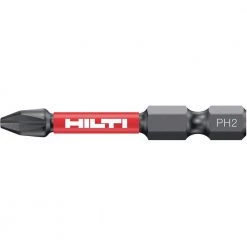Hilti #2 Philips 1/4 in. Hex Diamond 2 in. Impact Screwdriver Bit (5-Pack)