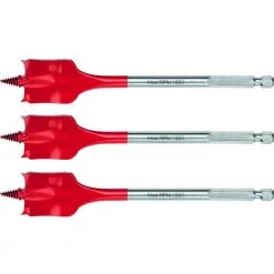Hilti 1/4 in. x 6 in. High Speed Wood Spade Bits (3-Piece)