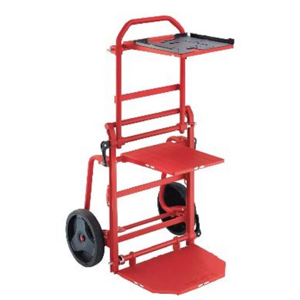 Hilti 330 lbs. Capacity Folding Utility Cart with 2-Wheels, Straps and 3-Shelves 3 Hilti 330 lbs. Capacity Folding Utility Cart with 2-Wheels, Straps and 3-Shelves
